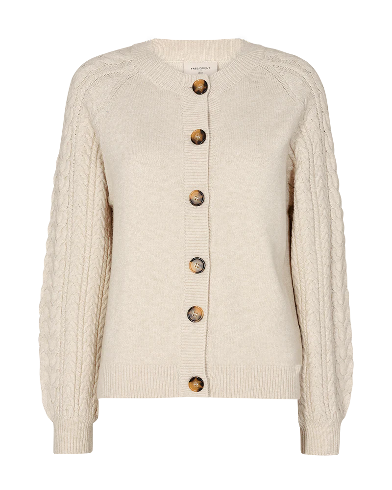 Moonbeam Cable Knit Sleeve Cardigan Jenny's Boutique