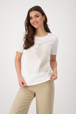 Lady Image T-shirt - Cream