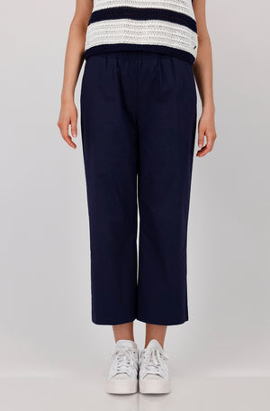 Crop Pant - Navy Blue