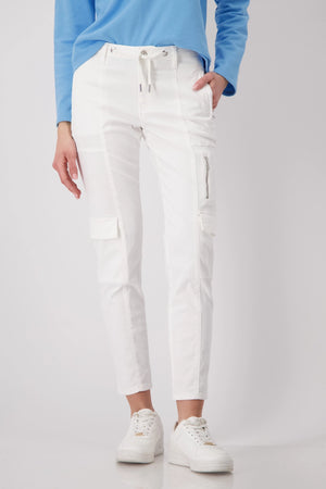 Drawstring Cargo Pant - Off White
