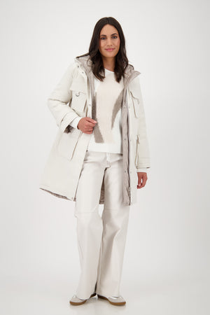 Reversible Coat - Oatmilk