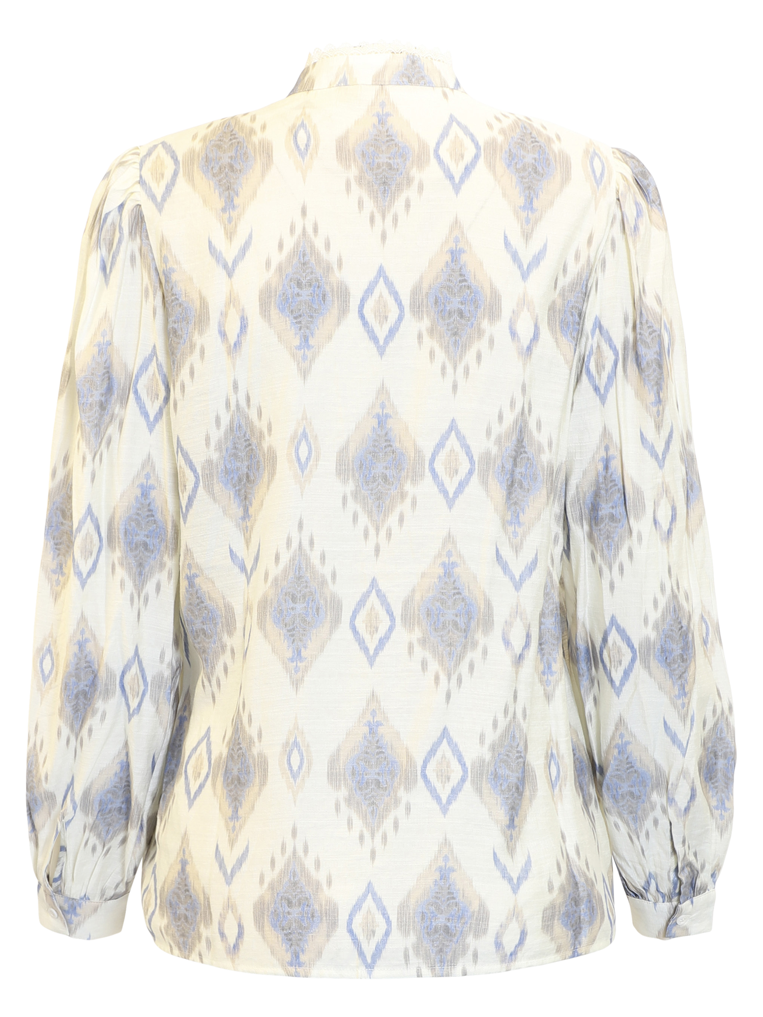 Blue Pattern Blouse Pattern Blouse - Blue – Jenny's Boutique