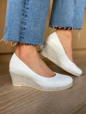 Wedge Shoe - White