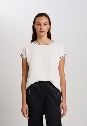 Short Sleeve Blouse - Off White