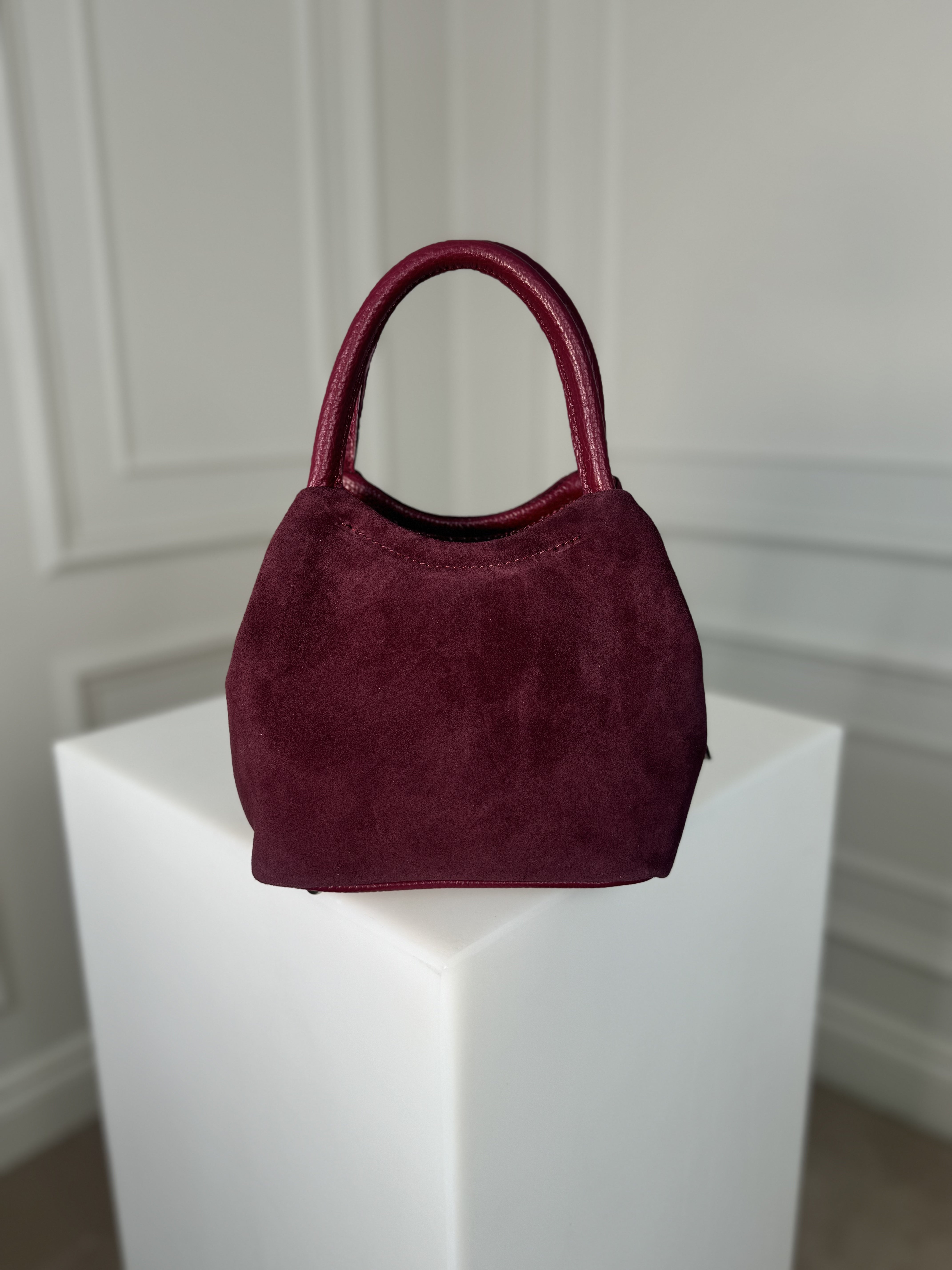 Suede satchel hotsell
