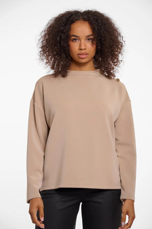 Wide Top with Long Sleeves - Desert