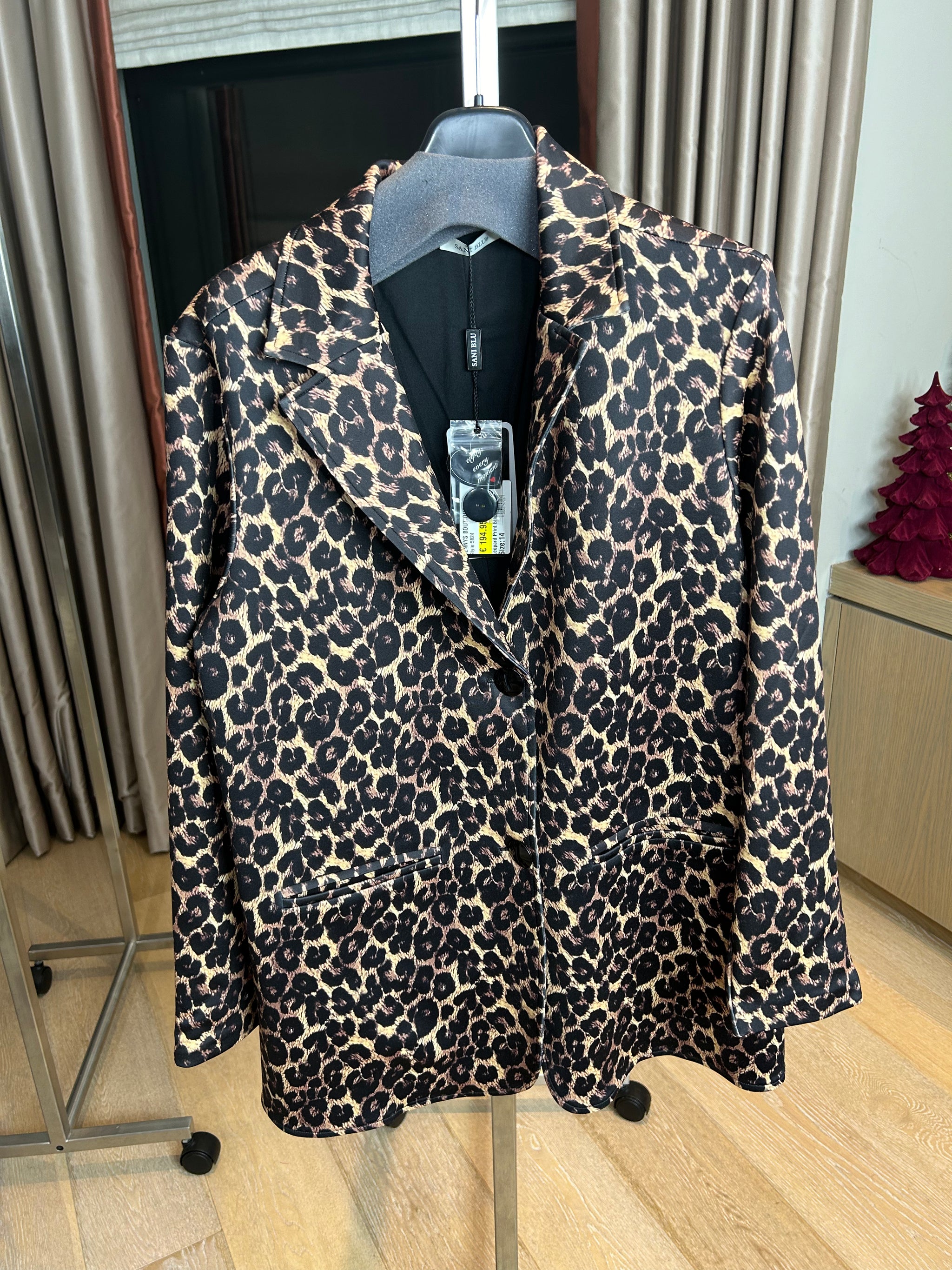 Marc aurel leopard print coat best sale