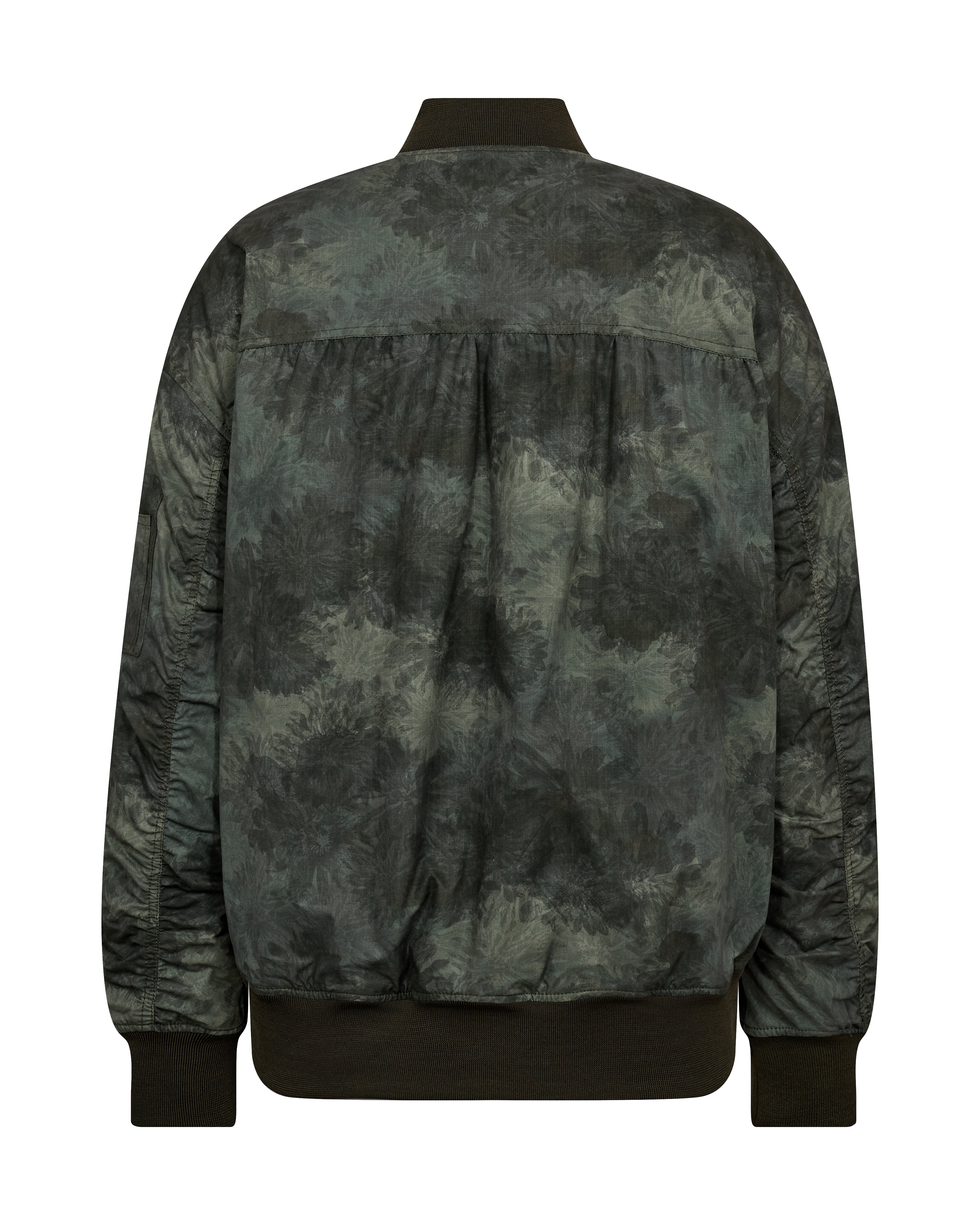 Ruby Print Bomber Jacket - Olive Night – Jenny's Boutique