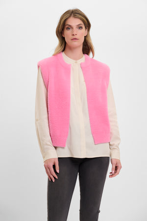 Short waistcoat - Bright Pink