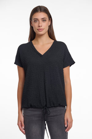 V-Neck T-Shirt - Black