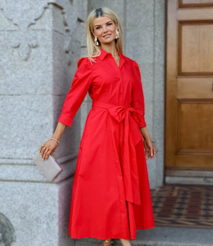 Victoria Dress - Red