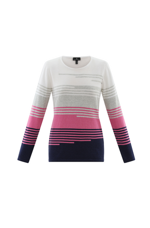 Colour Block sweater - Silver