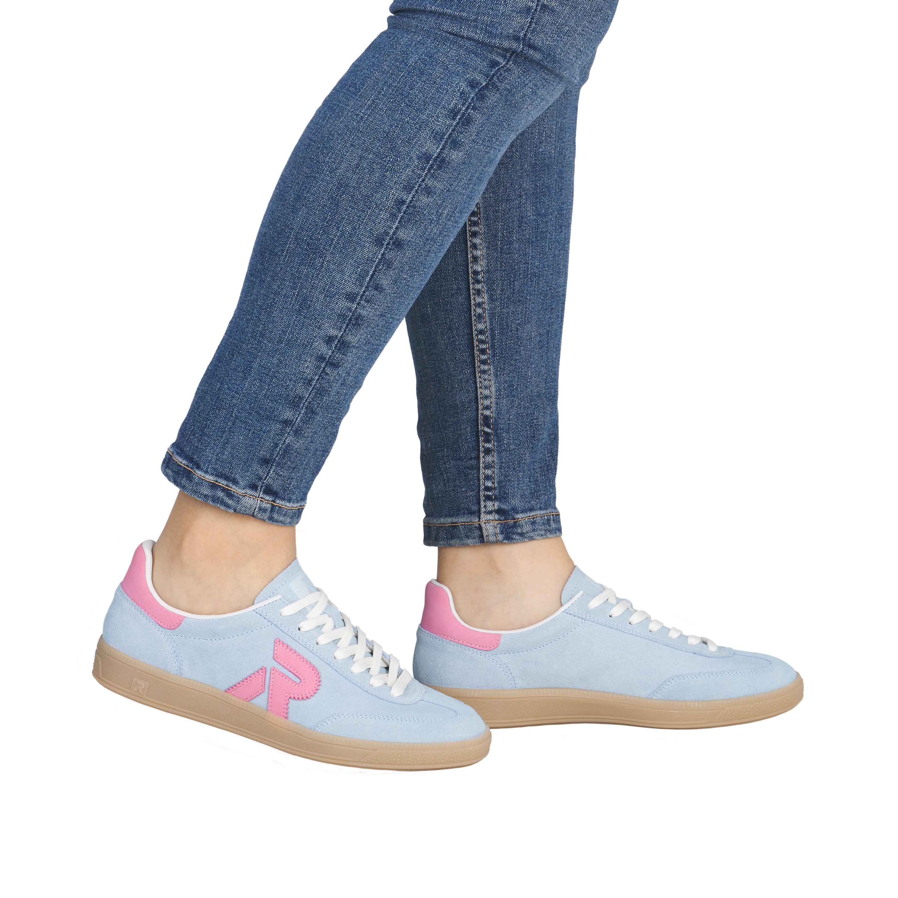 Light Blue R R Logo Trainer - Light Blue – Jenny's Boutique