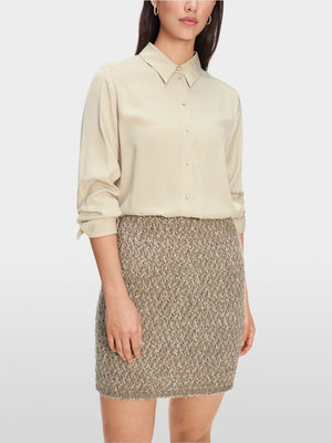 Satin Blouse - Deep Pearl