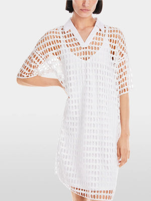 Net Dress - White