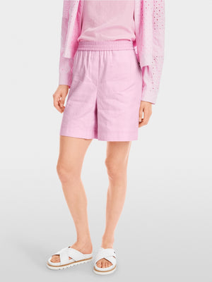 Linen Shorts - Fresh Pink
